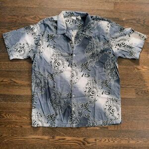 Utility Men's Blue and Grey Shirt